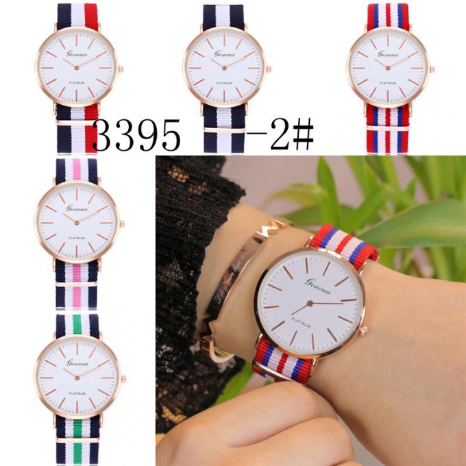WJ-3751-3 새로운 디자인 남녀 공통 석영은 고품질 가죽 handwatches 방수 손목 시계를 봅니다