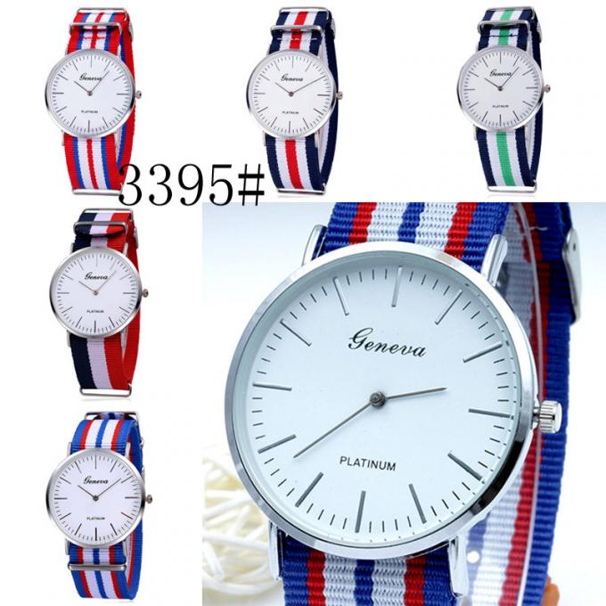 WJ-3751-3 새로운 디자인 남녀 공통 석영은 고품질 가죽 handwatches 방수 손목 시계를 봅니다