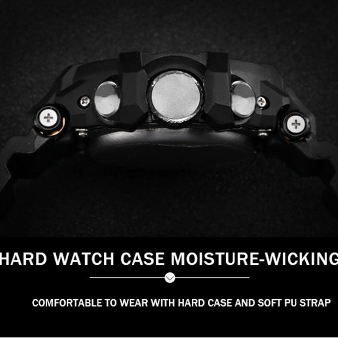 Silicón barato casual Handwatches del precio de los últimos del diseño SMAEL de la moda WJ-7398 de los hombres de los relojes de la cara de la marca relojes grandes de Digitaces